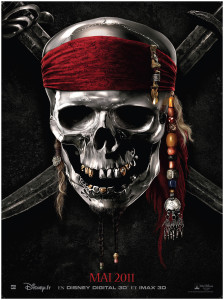 Affiche teaser de Pirates des Caraïbes, la fontaine de jouvance