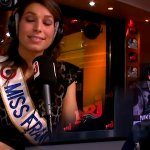 Miss France 2011, Laury Thilleman, invitée de Nikos sur NRJ