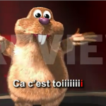 René la Taupe dans son nouveau clip "Tu parles trop vite"