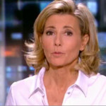 Claire Chazal au JT de 20h de TF1 samedi soir / TF1 / WAT