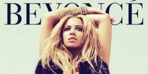 Beyonce sur la pochette de son album