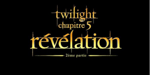 Logo FR de Twilight 4 Breaking Dawn Partie 2