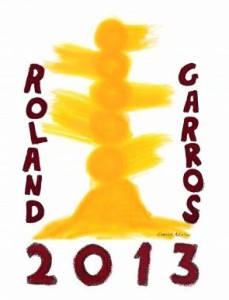 L'affiche Roland Garros 2013