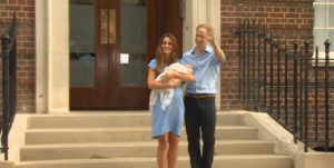 Royal Baby Boy avec Kate Middleton et William