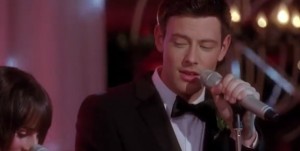 Finn Hudson incarné par Cory Monteith dans Glee