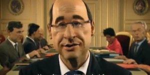 François Hollande dans Les Guignols