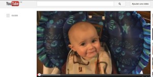 Un bébé fait le buzz sur YouTube