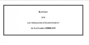 Leonarda Dibrani : le rapport