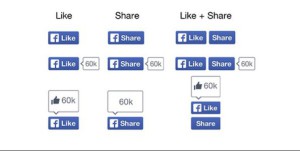 Les nouveaux boutons Facebook
