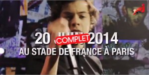 One Direction : la pub TV pour le Stade de France
