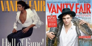 Vanity Fair : Michael Jackson et Robert Pattinson