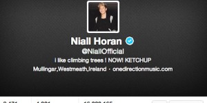 Niall Horan : son Twitter officiel