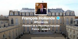 Le compte Twitter de François Hollande