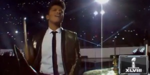 Super Bowl 2014 avec Bruno Mars