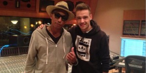 Liam Payne avec Pharrell Williams