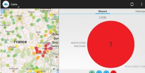 Appli mobile qualité de l'air