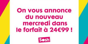 Sosh : nouveau forfait