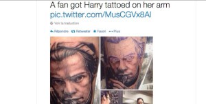 Un tatouage Harry Styles