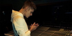 Justin Bieber en studio 