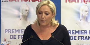 Marine Le Pen dimanche soir pour les Européennes 2014