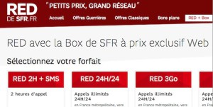 La nouvelle offre SFR Red + Box