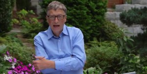 Bill Gates sur une vidéo YouTube