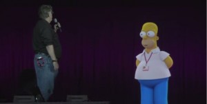 Les Simpson en hologramme