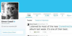 Le Twitter de Simon Cowell 