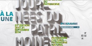 Les Journées du Patrimoine 2014