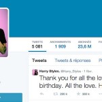 Compte Twitter de Harry Styles