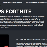 Fortnite : offrez-vous des cours